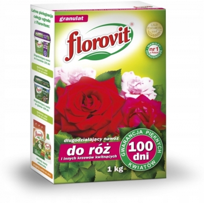 FLOROVIT nawóz długodziałający do Róż 1kg 100 dni art. nr 3008